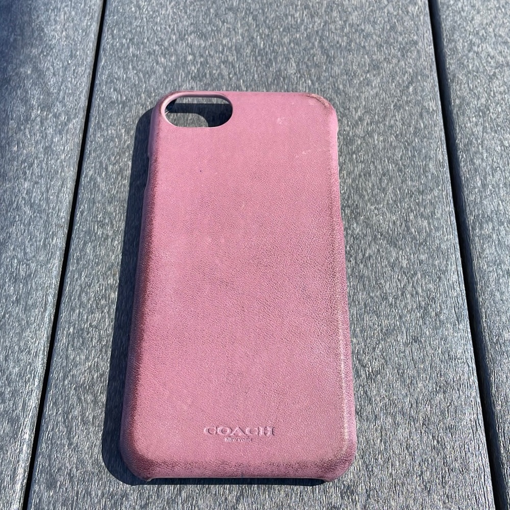 COACH IPHONE 6 LEATHER CASE